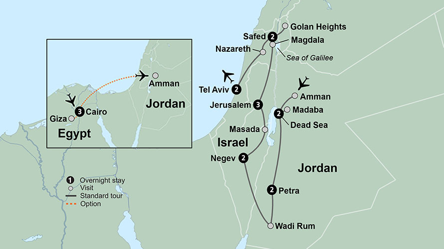 overseas adventure travel egypt jordan israel